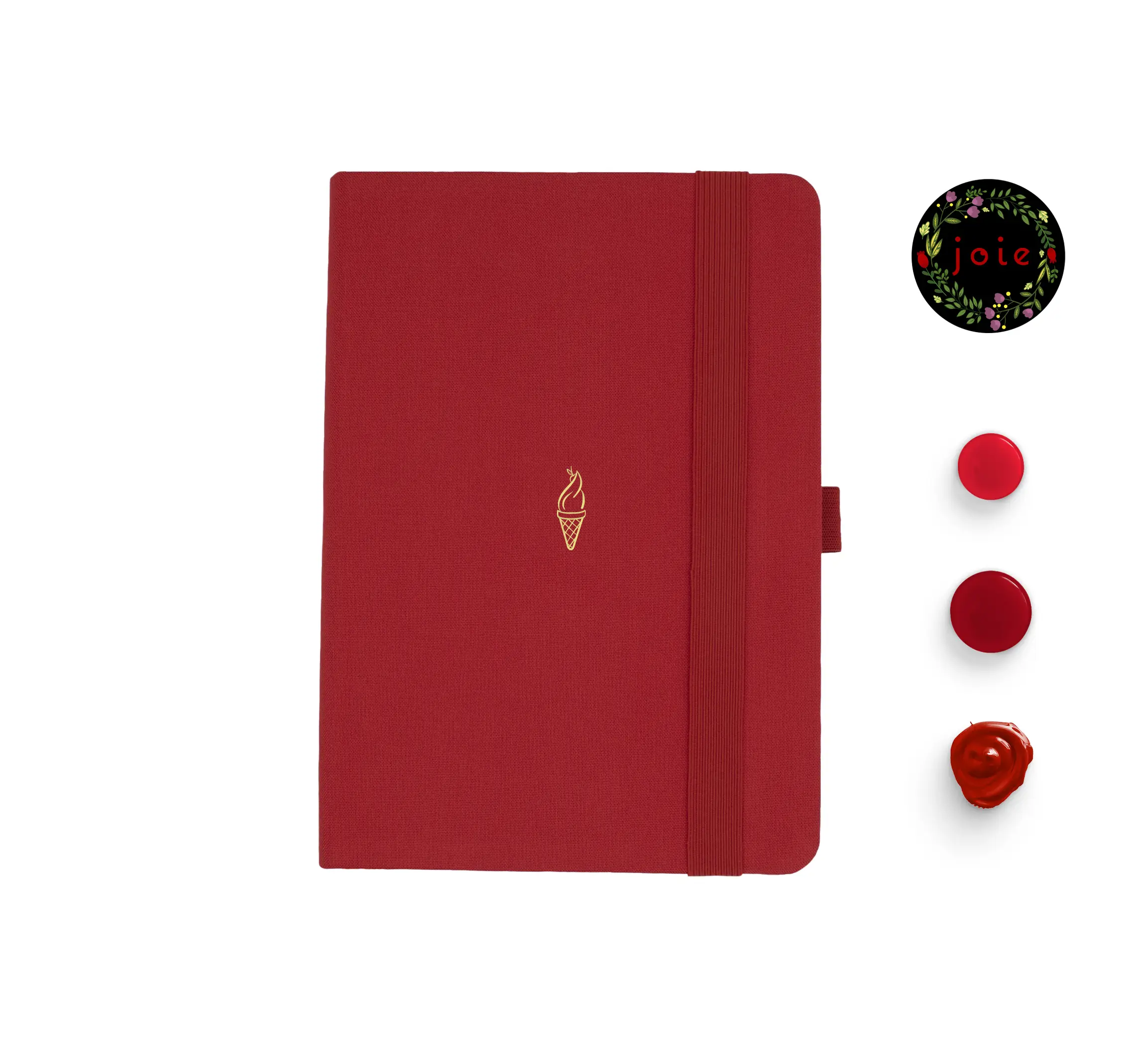Cherry On Top A5 Dot Grid Notebook with accessories